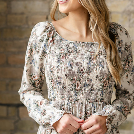 Gia Long Sleeve Maxi Dress - FINAL SALE