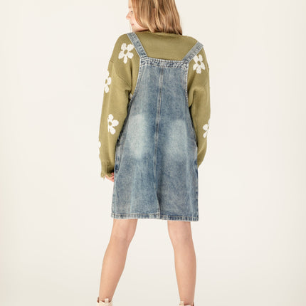 Girl's Blakely Denim Overall Dress - FINAL SALE