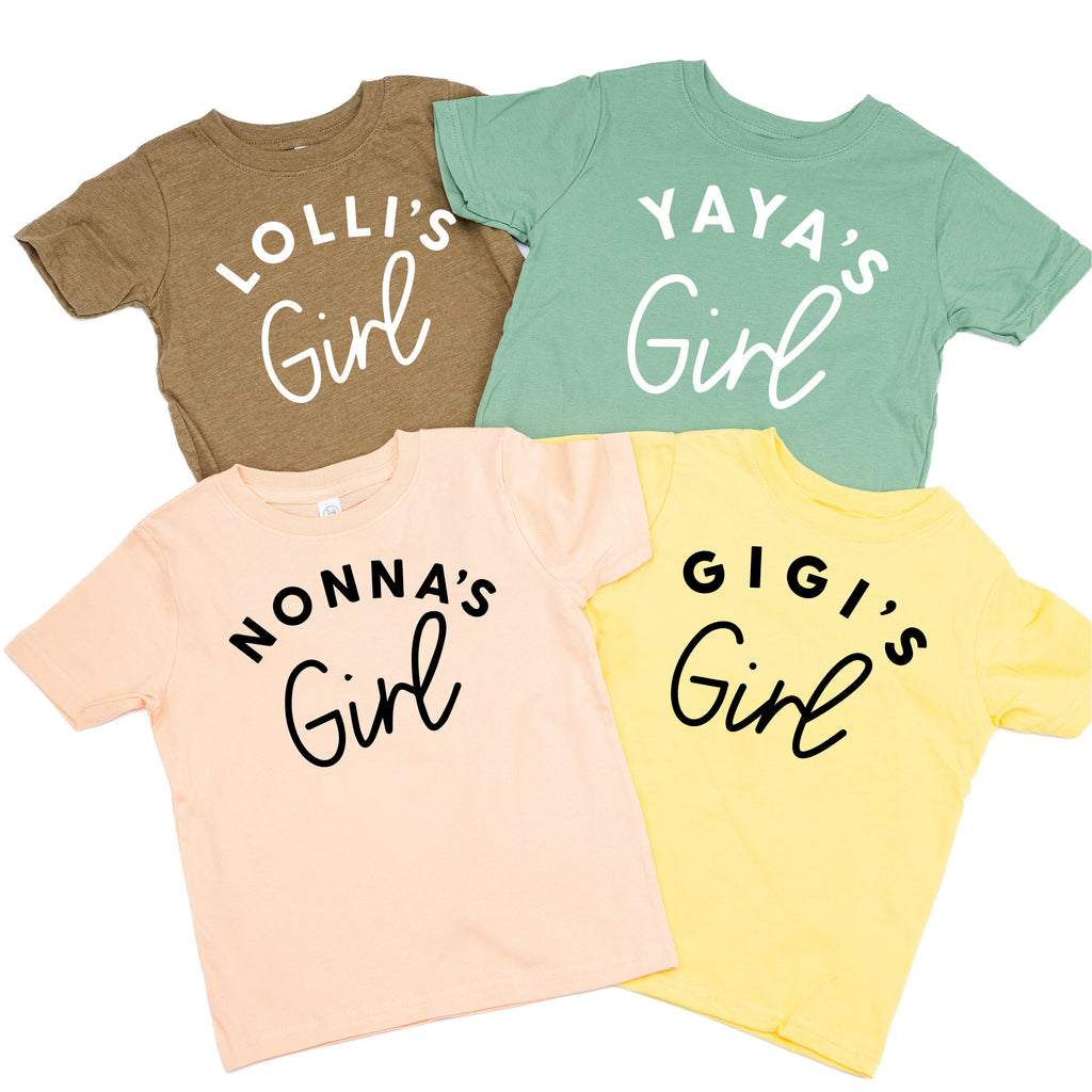 "____ Girl” - (Choose Your Grandma Name) - Child Tee