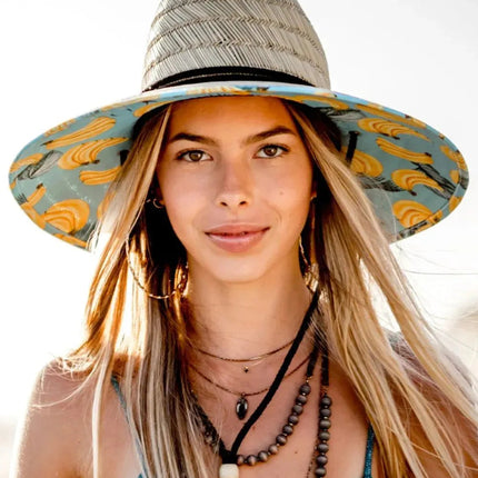 Peter Grimm Go Bananas - Rye Straw Lifeguard Hat