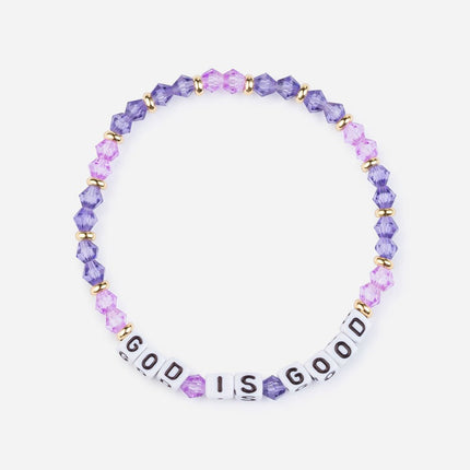 God is Good Letter Bracelet