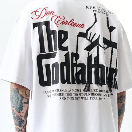 Men's Oversize 'The Godfather' Graphic T-Shirt - Streetwear Movie Tee