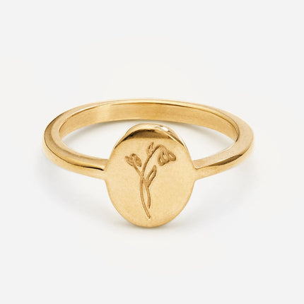 Gold Wildflower Ring