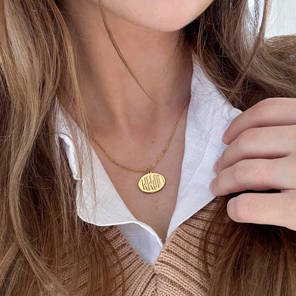 Gold WWJD Necklace