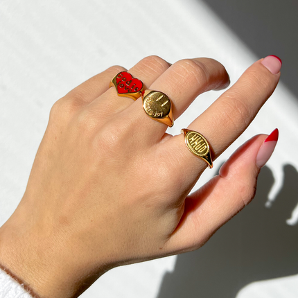 Gold WWJD Ring