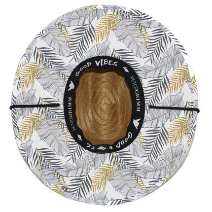 Peter Grimm Gold Leaf - Rye Straw Lifeguard Hat