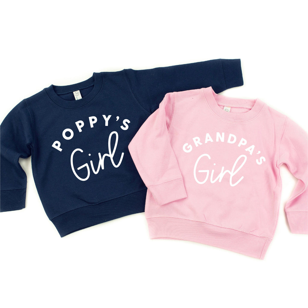 "____ Girl" - (Choose Your Grandpa Name) - Child Sweater