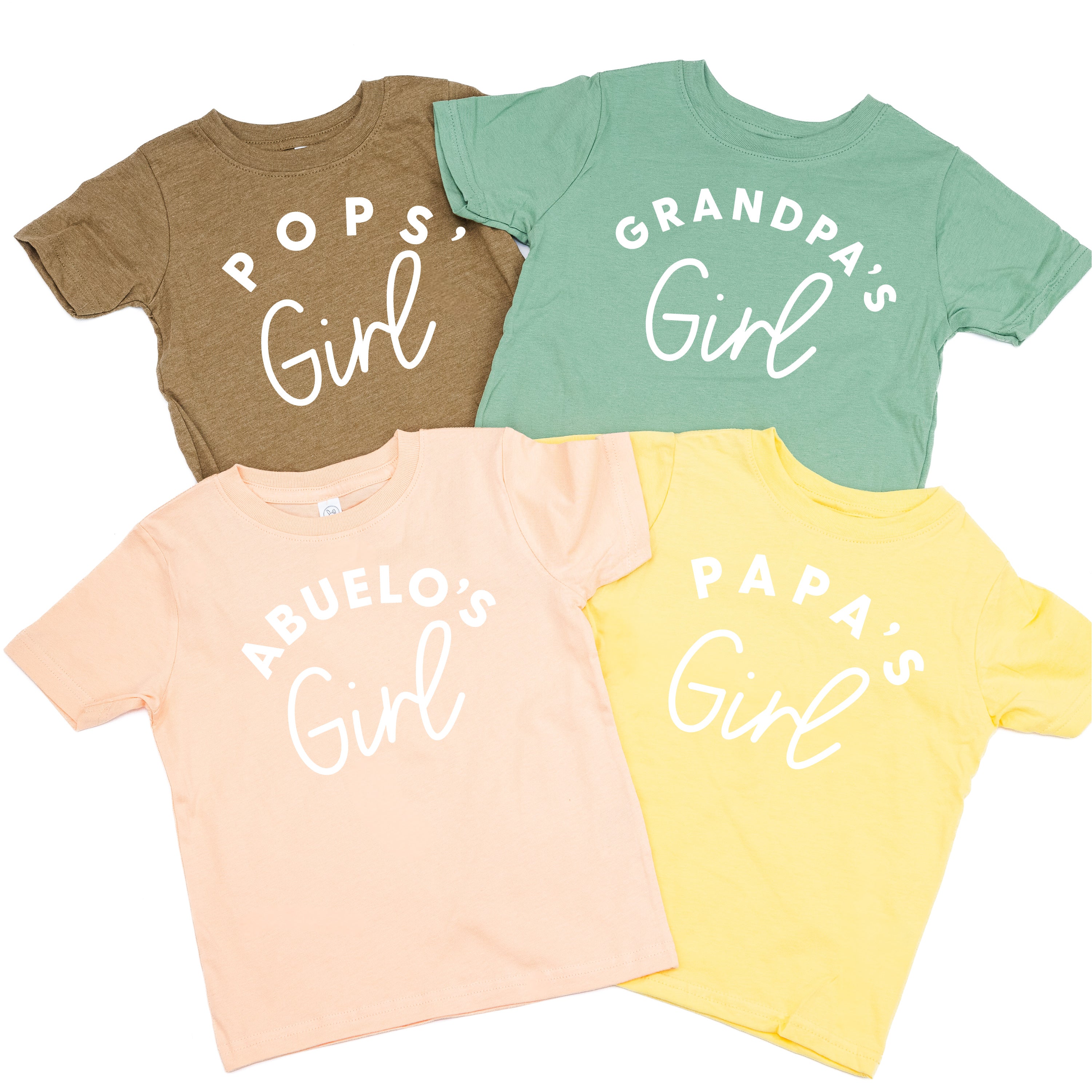 "____ Girl” - (Choose Your Grandpa Name) - Child Tee