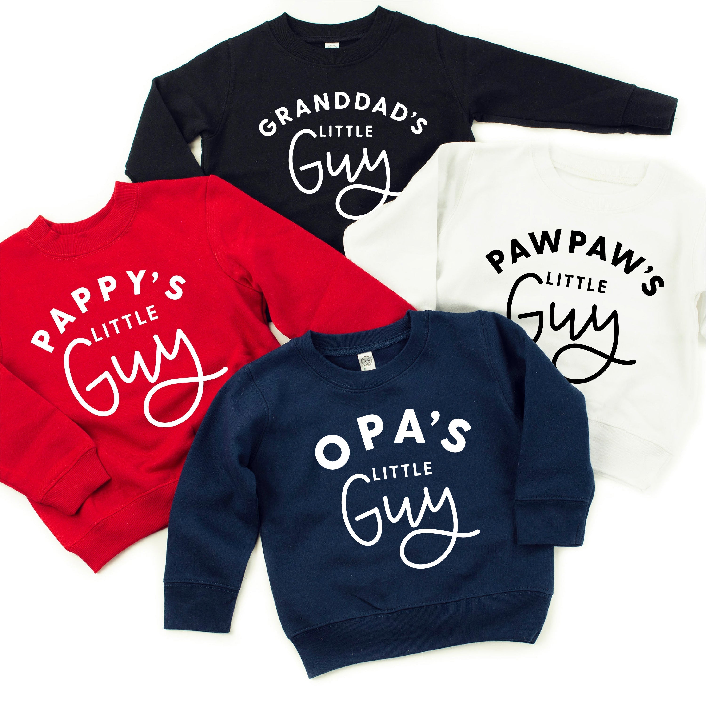 "____ Little Guy" - (Choose Your Grandpa Name!) - Child Sweater