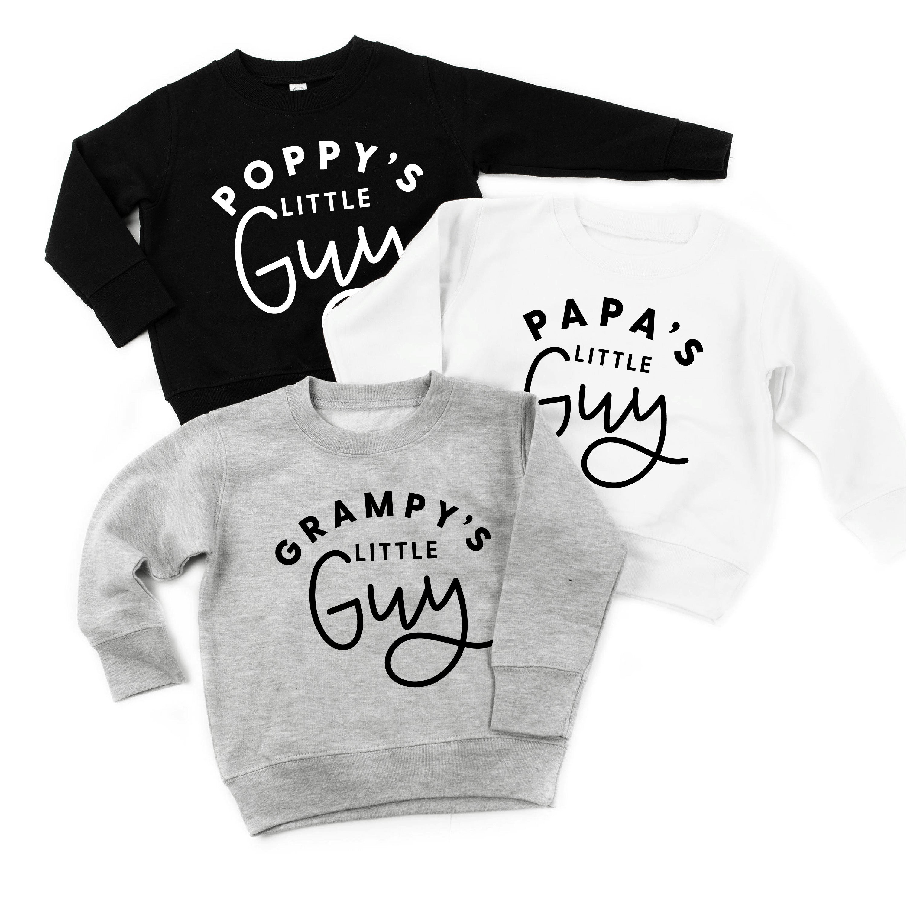 "____ Little Guy" - (Choose Your Grandpa Name!) - Child Sweater