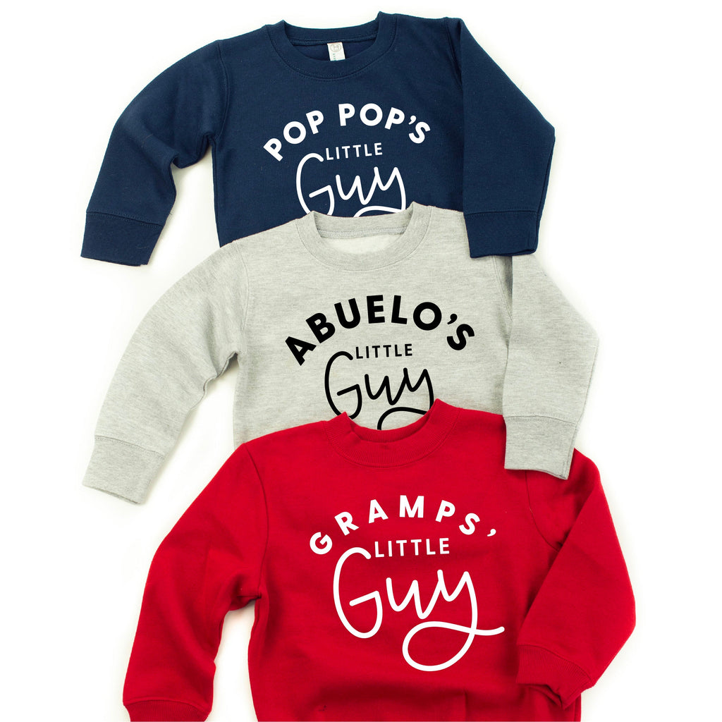 "____ Little Guy" - (Choose Your Grandpa Name!) - Child Sweater