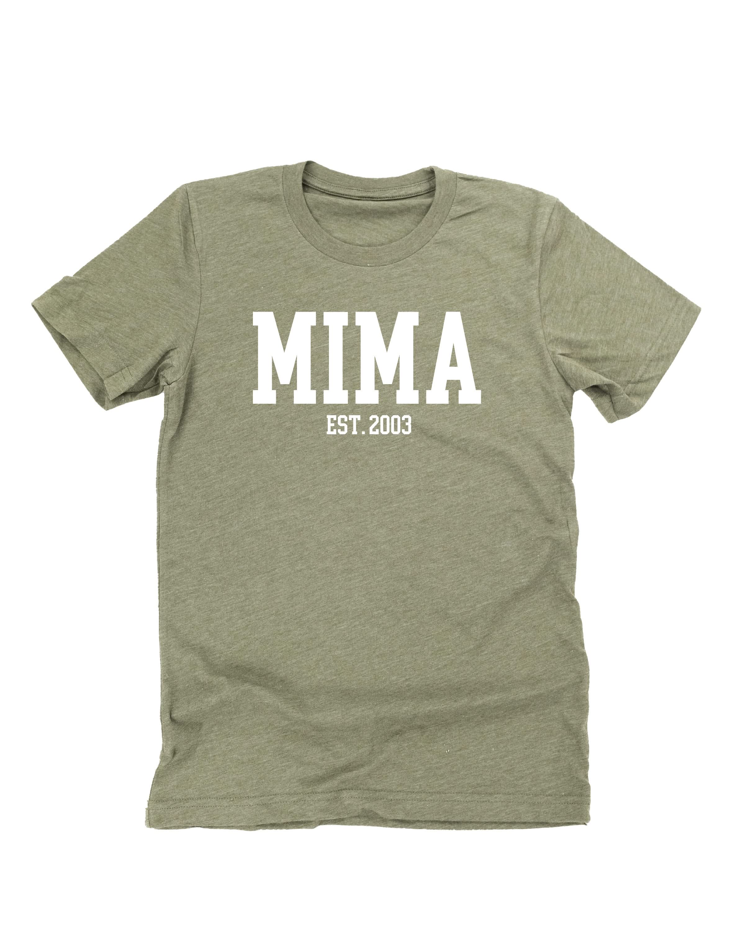 "(Choose Your Grandma Name) - Est. (Select Your Year)" - Unisex Tee