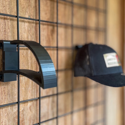 3D Printed Grid Wall Hat Hanger