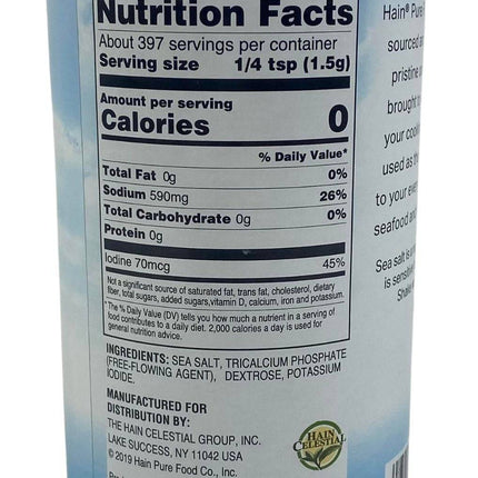 Sea Salt, Iodized