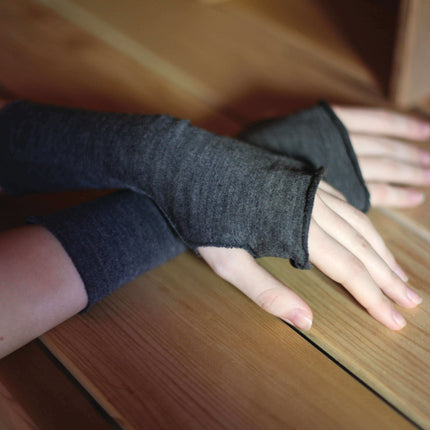 Merino Wool Fingerless Gloves