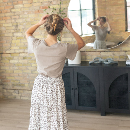 Harlow Tiered Floral Midi Skirt - FINAL SALE
