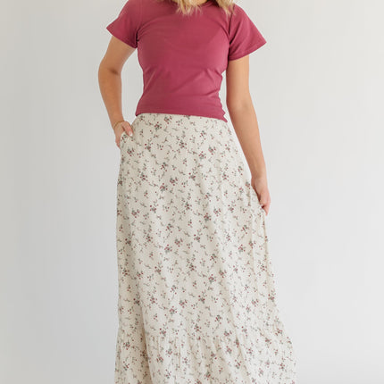 Havyn Lined Maxi Skirt
