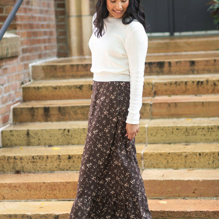 Havyn Lined Maxi Skirt