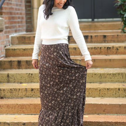 Havyn Lined Maxi Skirt