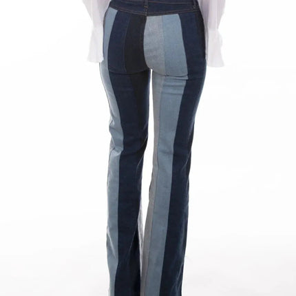 Honey Creek Color Block Flare Pant - Womens Jeans