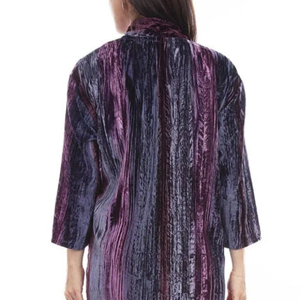 Honey Creek Velvet (Plum) - Women's Cardigan (Closeout)