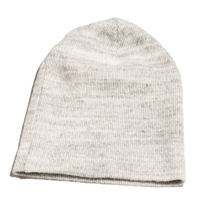 Melange Knit Beanie Cap - Long