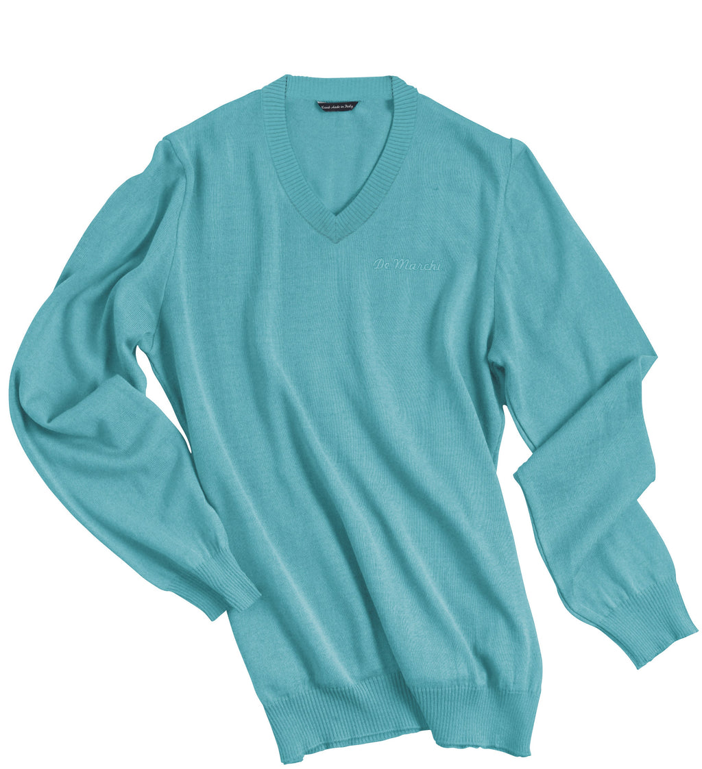De Marchi - Heritage Pullover - Sky / Turquoise
