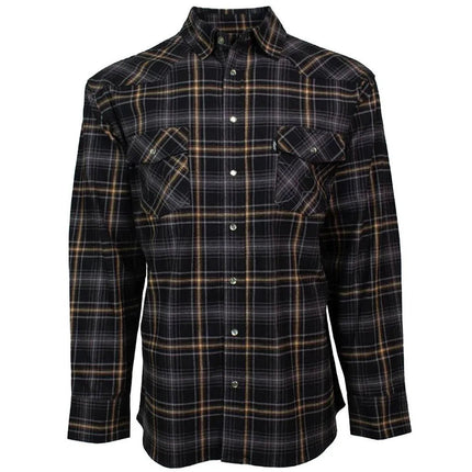 HOOey Flannel (Black/Cream) - Men's Work Shirt