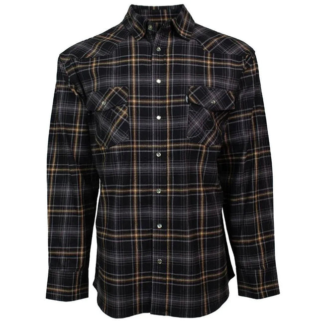 HOOey Flannel (Black/Cream) - Men's Work Shirt