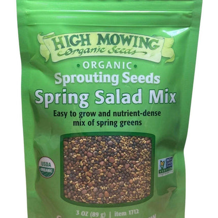Sprouting Seeds, Organic, High Mowing