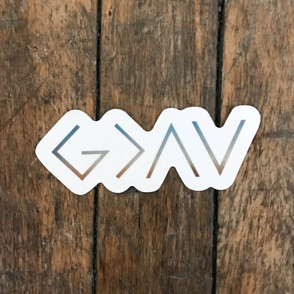 Highs and Lows Sticker