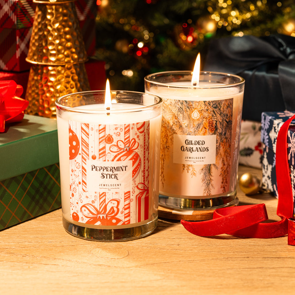 Peppermint Stick 18oz Home Jewelry Candle