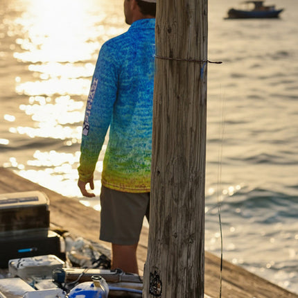 Men's Scaly Fins L/S UV Fishing Shirt