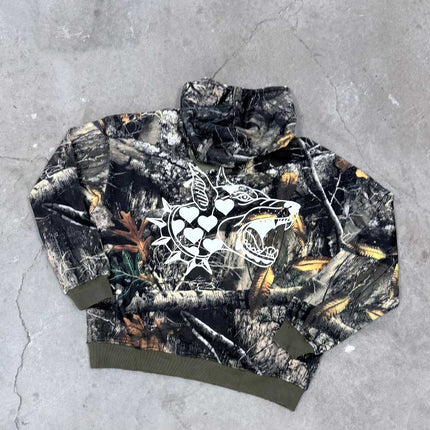 Stealth Heavyweight Oversized Unisex Camo Hoodie