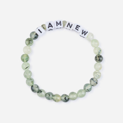 I Am New Letter Bracelet