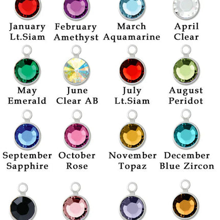 Cable Birthstone Bracelet