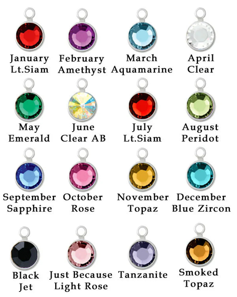 Cable Birthstone Bracelet