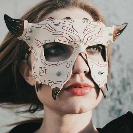 Handmade Genuine Leather Mask
