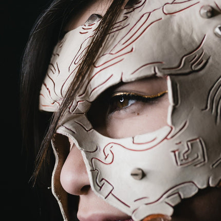 Handmade Genuine Leather Mask