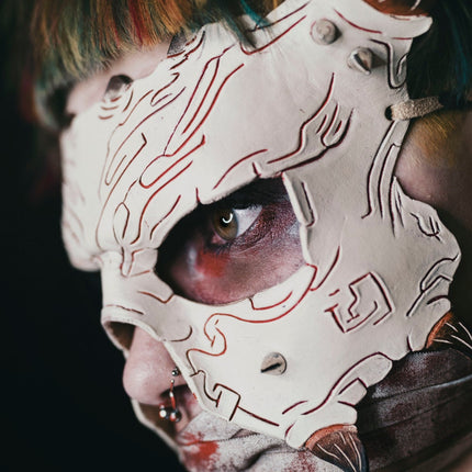 Handmade Genuine Leather Mask