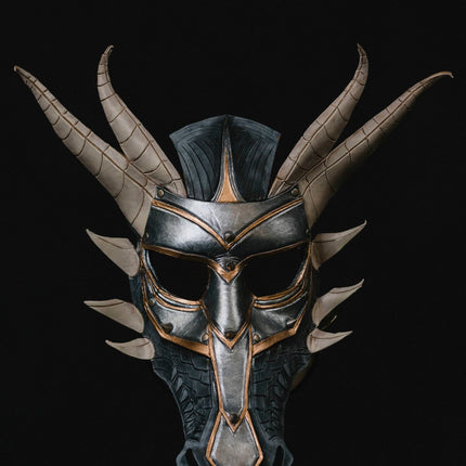 Dragon Handmade Genuine Leather Mask