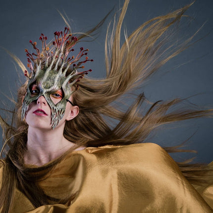 Fall - Handmade Genuine Leather Mask