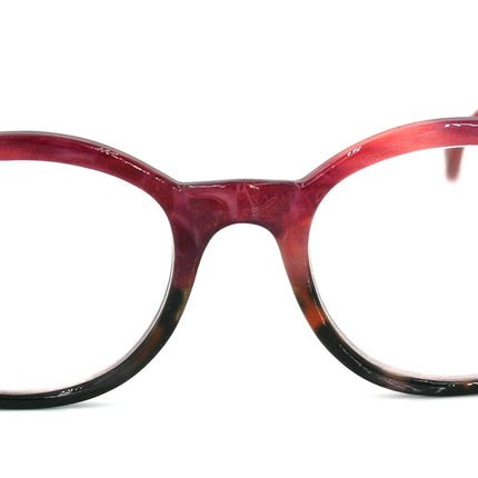 Citlalli, (Bling) Round Women Reading Glasses W (Light Rose, Rose) Genuine European Crystals (Pink, Brown) Circle. NY Fifth Avenue