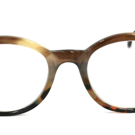 Citlalli, (Bling) Round Women Reading Glasses W (L. Colorado, Cooper) Genuine European Crystals  (Marble Brown) Circle NY Fifth Avenue