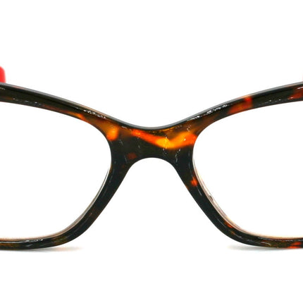 Jane, (Bling) Women Reading Glasses W (L. Colorado, Cooper) Genuine European Crystals, Cat Eyes (Red Brown) Tortoise Shell. NY Fifth Avenue