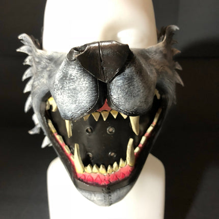 Mouth of the Lycan - Handmade Genuine Leather Riding Mouth Mask