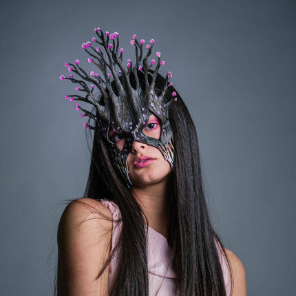 Spring - Handmade Genuine Leather Mask