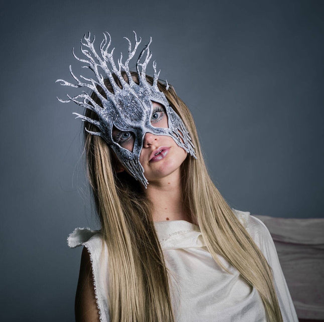 Winter - Handmade Genuine Leather Mask