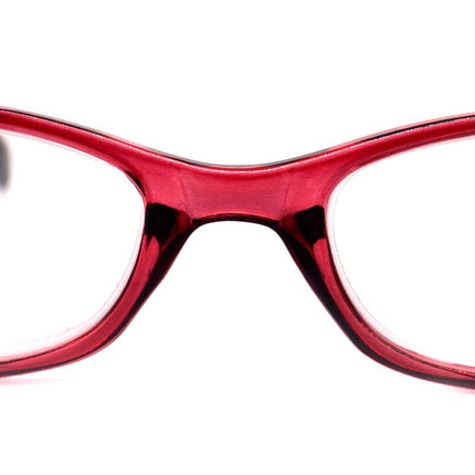 Ivy, (Bling) Reading for Women Adorned W (L. Siam)   +1.50..+3 Magnifying Reader, Clear Translucent (Red) NY Fifth Avenue.