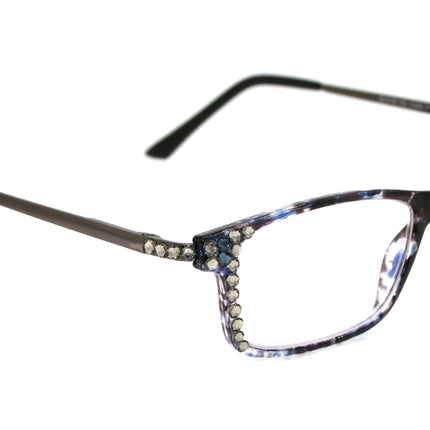 Vienna, (Bling) Women Reading Glasses W (Black Diamond, Montana Blue)   +1.25 +3 (Tortoise Shell, Blue) NY Fifth Avenue